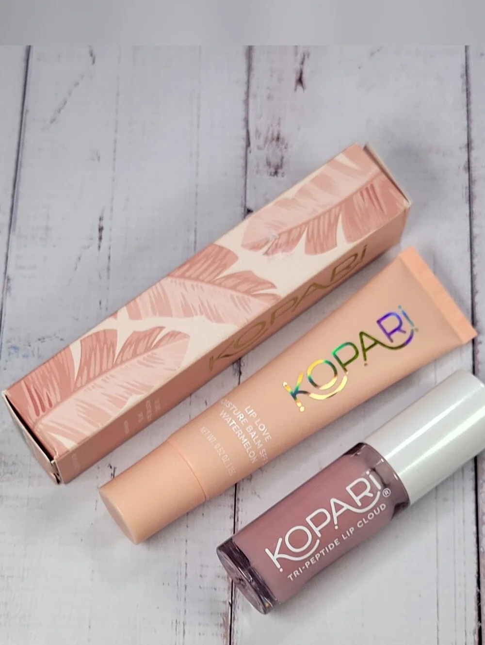 Kopari Lip Love Lip Balm & Tri-Peptide Lip Cloud Bundle NEW!